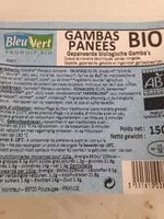 चीनी की मात्रा Gambas panées Bio
