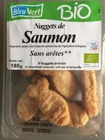 चीनी की मात्रा Nuggets de saumon bio