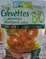 चीनी की मात्रा Crevettes persillées bio