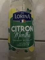 Amount of sugar in Lorina citron menthe
