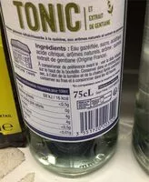 Quantité de sucre dans Tonic