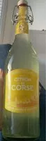 Quantité de sucre dans boisson gazeuse saveur citron de corse