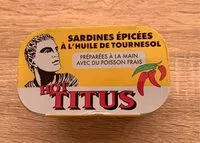 Suhkru kogus sees Spiced Sardines In Vegetable Oil