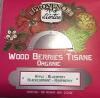 Jumlah gula yang masuk Tisane Fruits Des Bois Bio - 24 Sachets - Provence D'Antan