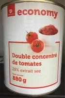Suhkru kogus sees Double concentre de tomate