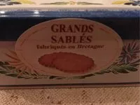 Sucre et nutriments contenus dans Grands sables