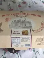 Sugar and nutrients in Biscuiterie de chambord