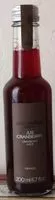 Jumlah gula yang masuk Jus cranberry
