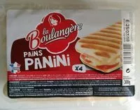 Sokerin määrä sisällä Pain Panini X4