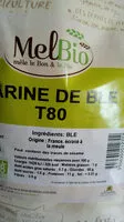 Sucre et nutriments contenus dans Melbio