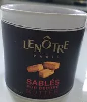Suhkru kogus sees Sablés pur beurre