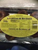 Jumlah gula yang masuk Canelés de Bordeaux
