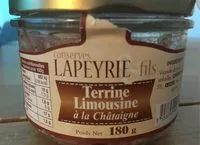 Sucre et nutriments contenus dans Conserves lapeyrie