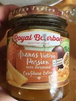Sokerin määrä sisällä Confiture ananas victoria , passion