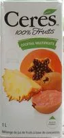 Jumlah gula yang masuk Cocktail multifruits
