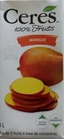Jumlah gula yang masuk 100% Fruits Mangue