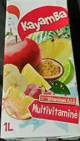 Sokerin määrä sisällä Kayamba Multivitaminé