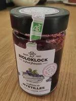 Sokerin määrä sisällä Confiture de myrtilles