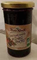 Sokerin määrä sisällä Confiture extra de fruits rouges