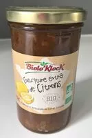 Sokerin määrä sisällä Confiture de citrons