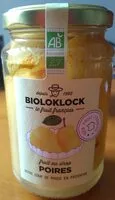 Sokerin määrä sisällä Fruit au sirop - poires