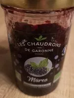 Quantité de sucre dans Confiture mures