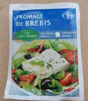 Suhkru kogus sees Fromage de brebis (Fêta)