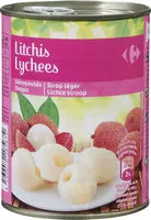 含糖量 Litchis dénoyautés