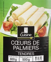 Cantidad de azúcar en Coeurs de palmiers tendre