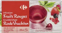 Suhkru kogus sees Infusion saveur fruits rouges