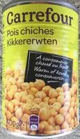 Amount of sugar in Pois chiches