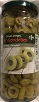 Olives vertes en rondelles