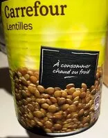 Suhkru kogus sees Lentilles