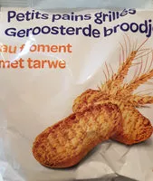 Amount of sugar in Petits pains grillés au froment