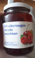 入っている砂糖の量 4 fruits rouges