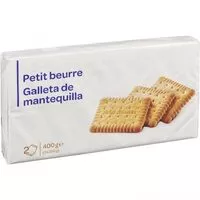 Amount of sugar in Petit beurre