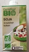 Quantité de sucre dans SOJA Cuisine fluide