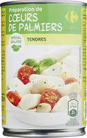 Cantidad de azúcar en Mélange de cœurs & morceaux de palmiers tendres