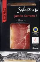 चीनी की मात्रा Jamón Serrano