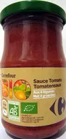 İçindeki şeker miktarı Sauce Tomate Aux 4 légumes