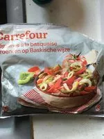 Zuckermenge drin Poêlée à la Basquaise Tomates, poivrons, oignons et olives vertes
