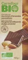 चीनी की मात्रा NOIR éclats d'Amandes caramélisés