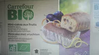 Sokerin määrä sisällä Mini-cakes aux fruits