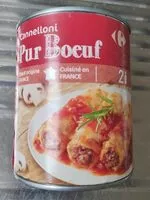İçindeki şeker miktarı Cannelloni Pur Boeuf