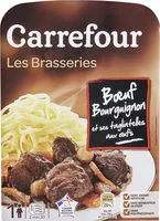 Sokerin määrä sisällä BOEUF BOURGUIGNON Et ses tagliatelles