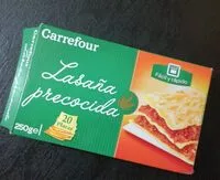 入っている砂糖の量 Lasagnes précuites