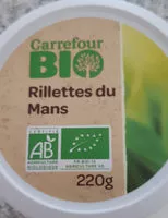 Amount of sugar in Rillettes du Mans