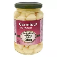 入っている砂糖の量 Ajos en aceite de oliva