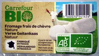 Fromage frais de chevre nature bio