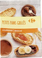 Suhkru kogus sees Petits pains grillés